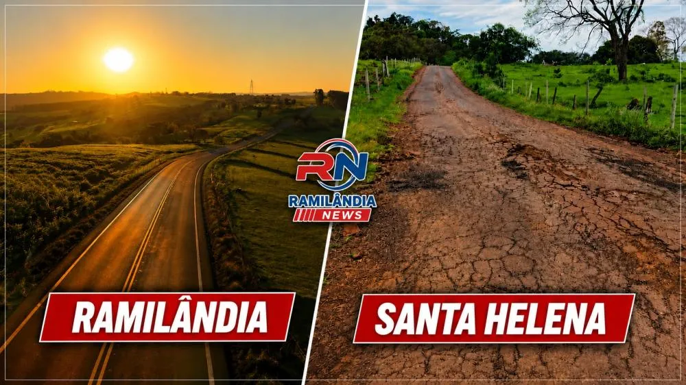 Estrada concluída em Ramilândia gera questionamentos sobre o andamento da obra no trecho de Santa Helena